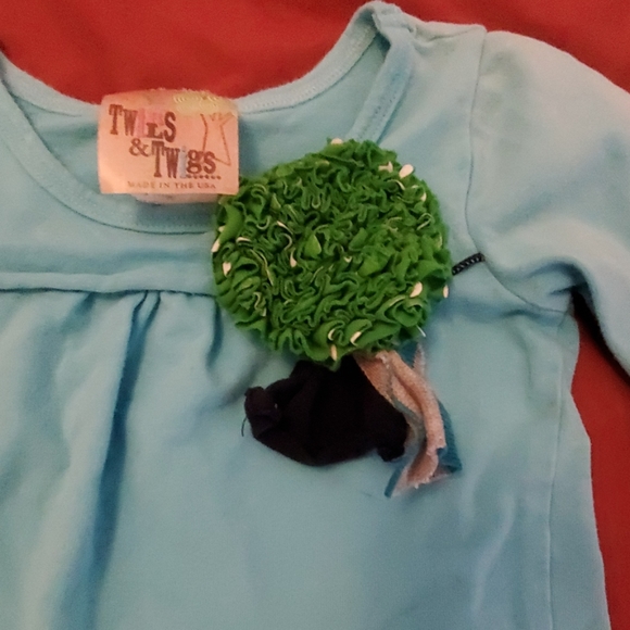 Twirls & Twigs size 24 mo top runs small - Picture 2 of 3
